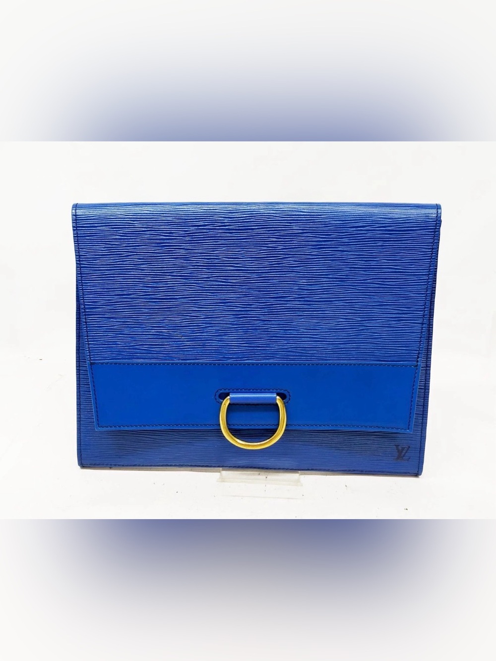 # 95. Authentic Louis Vuitton Epi Blue Clutch